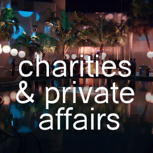 Charities and private affairs event planing